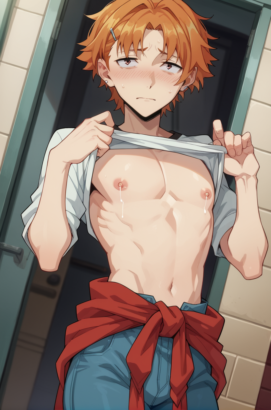00049-50902784-score_9, score_8_up, score_7_up, score_6_up, 1boy, feminine male, male focus, solo, blush, cute, looking at viewer, narrowed eye.png